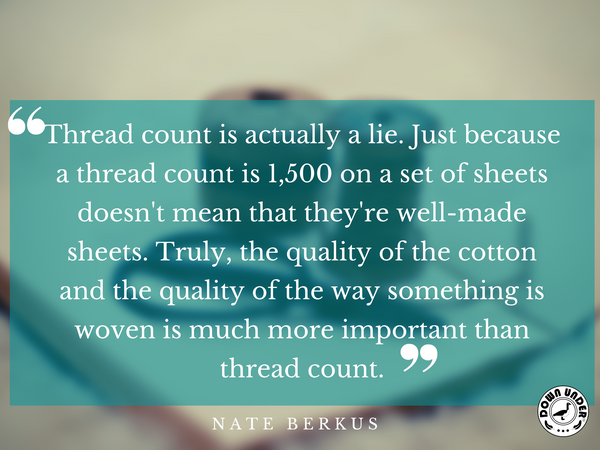 Thread count quote Nate