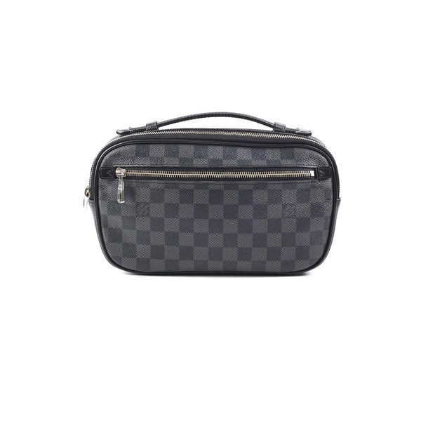 New Zealand Habitat Salg Louis Vuitton Ambler Damier Graphite Belt Bag - THE PURSE AFFAIR