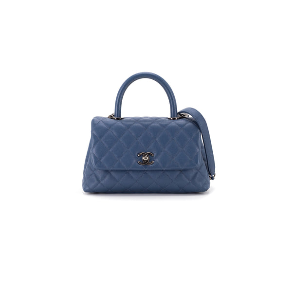 Chanel Coco Handle Mini Steel Blue