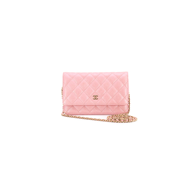 chanel iridescent pink woc