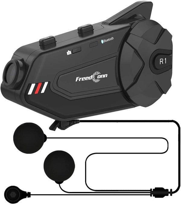 Karakteriseren Aanzetten Booth ILM Motorcycle 6 Rider Bluetooth Communication System with HD Camera