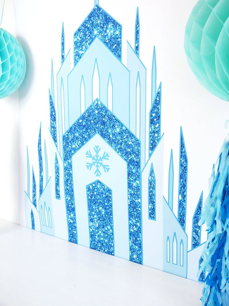 Ice Princess Castle Large Printable Poster | BirdsParty.com – Bird&#039;s Party