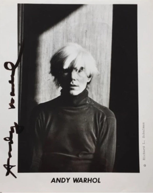 Andy Warhol autograph 