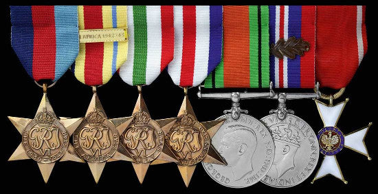 Christopher Lee medals 