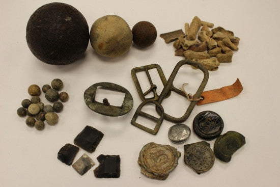 Civil War artefacts 