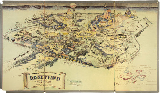 Disneyland map Eaton