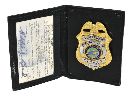 Elvis police badge 