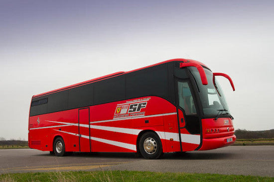 Ferrari team bus 