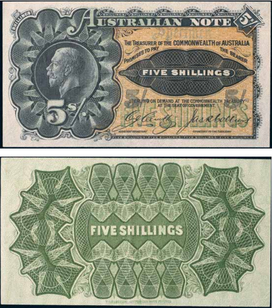 Five shilling Australian 