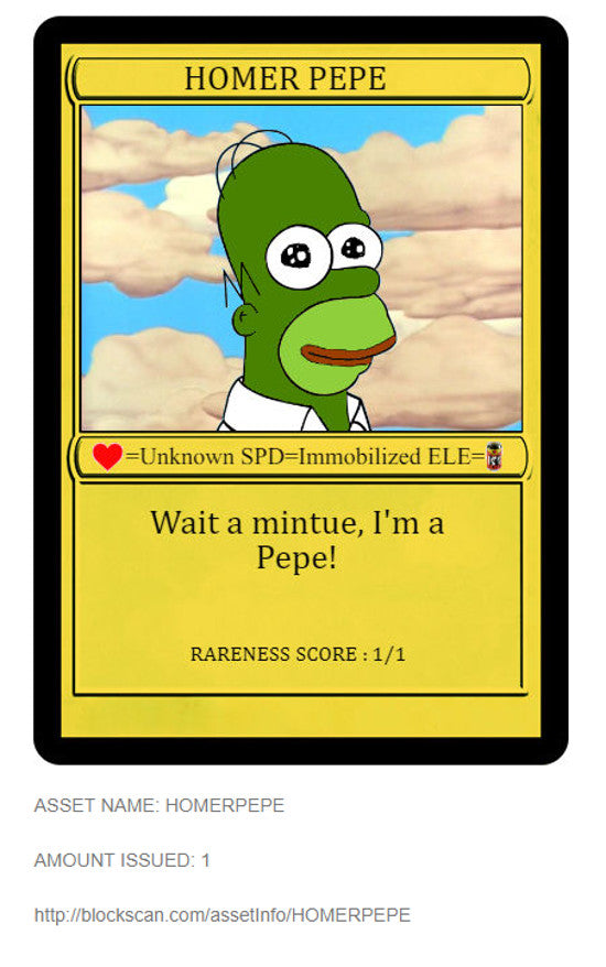 Homer Pepe Rare 