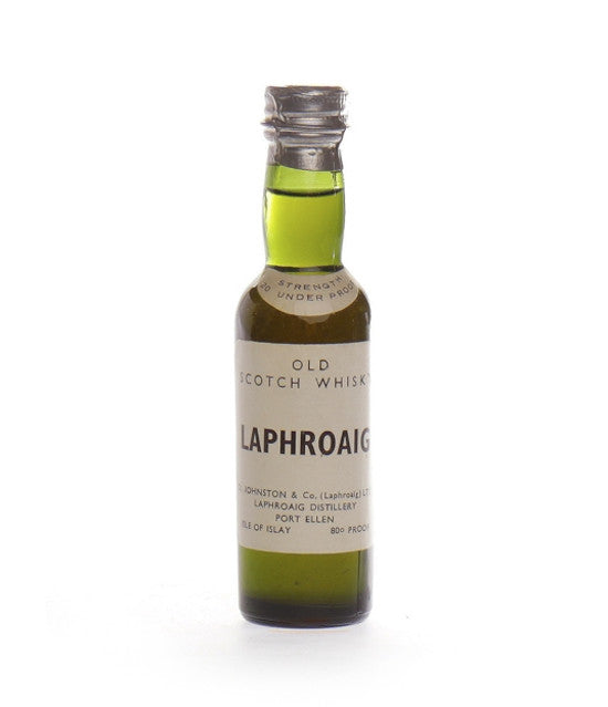 Laphroaig mini bottle 