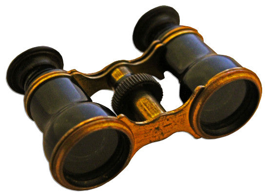 Lincoln was holding these opera glasses when he was shot (Image: Nate D Sanders)