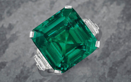 Rockefeller emerald Christies 