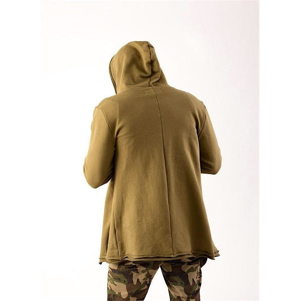 olive zip up hoodie