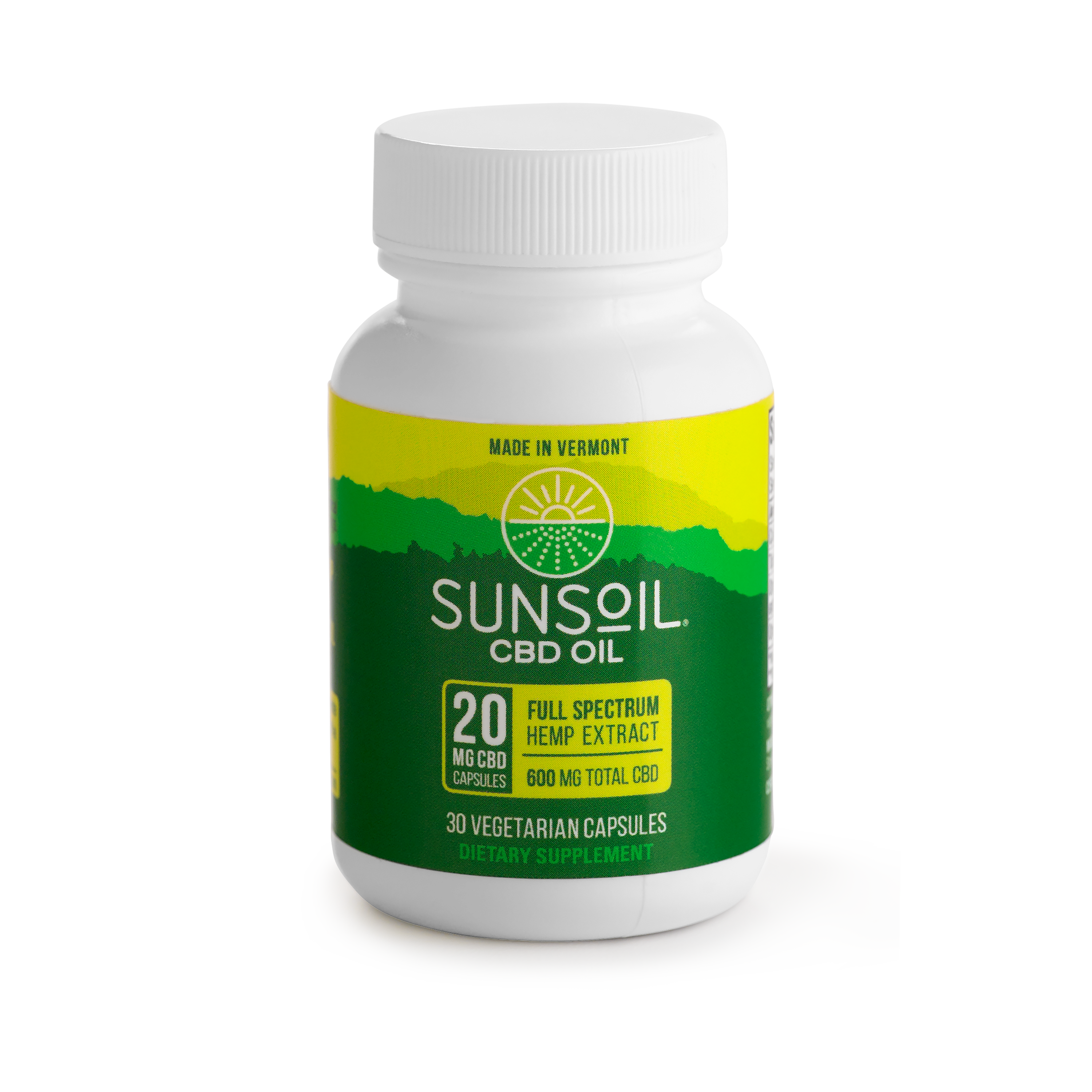 Vegan Capsules, 30 Count (20 mg per capsule) – Sunsoil