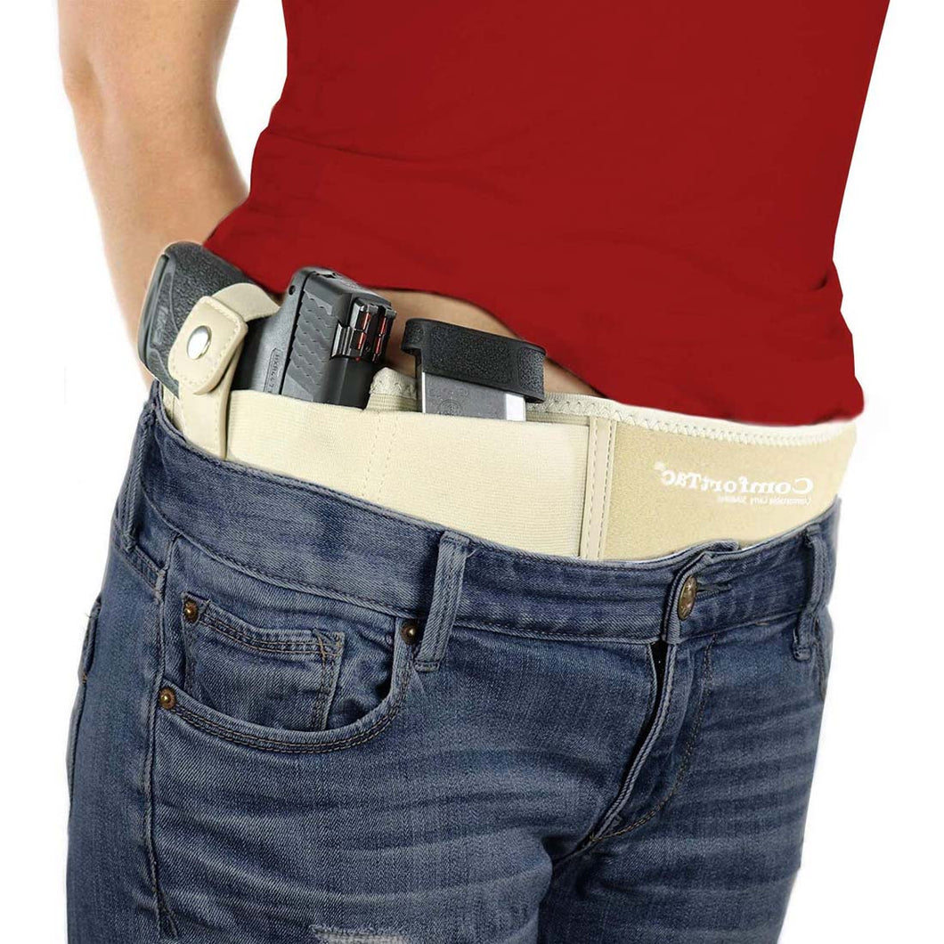 Belly Band Gun Holsters Comforttac Conceal Carry With Comfort Nude