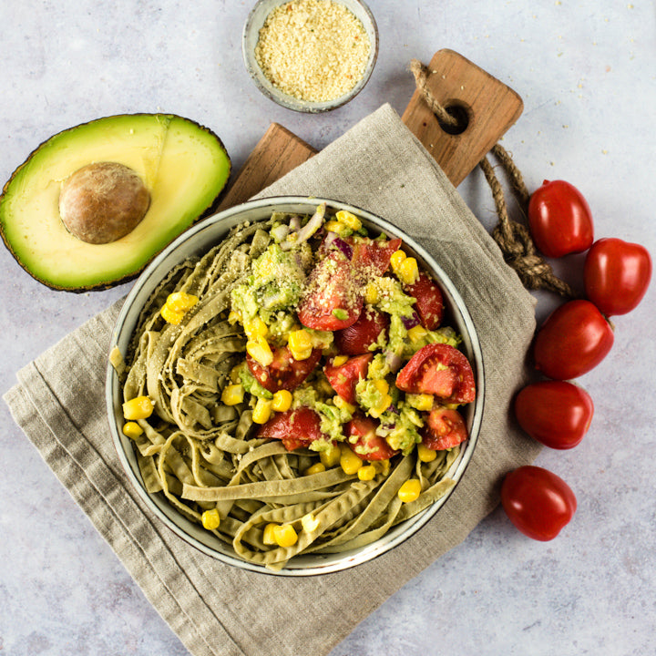 Edamame Avocado Pasta