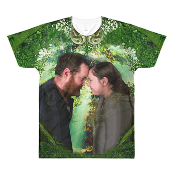 Ryan and Leah's WEDDING Sublimation men’s crewneck t-shirt
