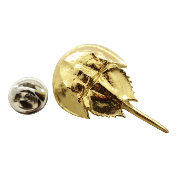 Jewelry A153 Brooch Horseshoe Crab Pewter Lapel Pin 