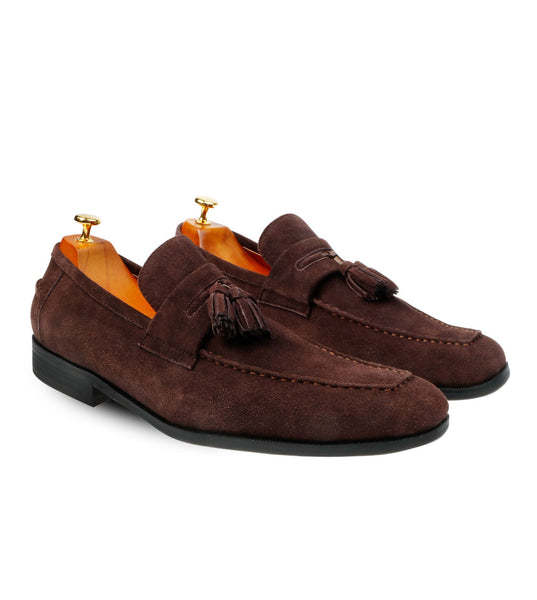 tassel suede loafers mens