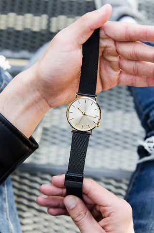 Minimalistic Gold men's watch