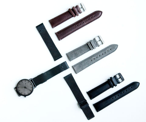 KANE Watches Interchangeable Straps, Full Strap Collection featuring BLACKOUT