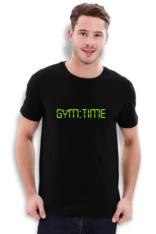 Sanskari Black Half Sleeve T-Shirt