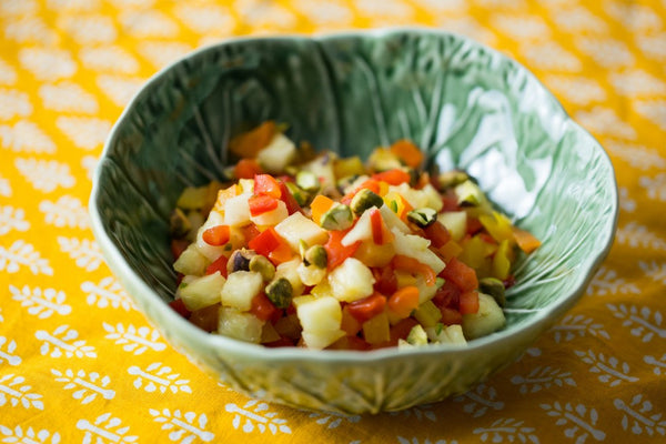 Spicy Pineapple and Pepper Salad