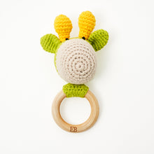 Load image into Gallery viewer, EliteBaby Cute Crochet Baby Rattler | Baby Teether – Moose - EliteBaby
