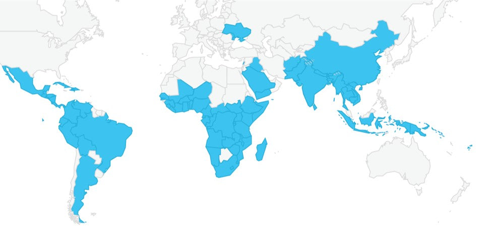 CAWST sanitization projects map