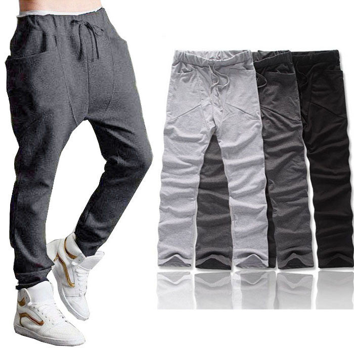 checked jogging trousers