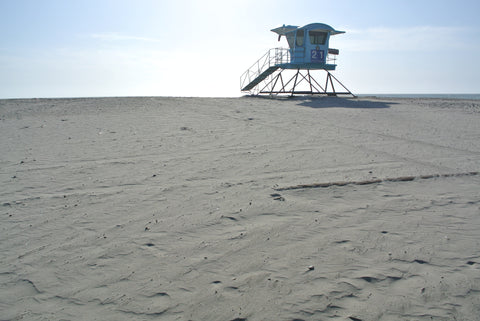 Ponto State Beach lifeguard tower