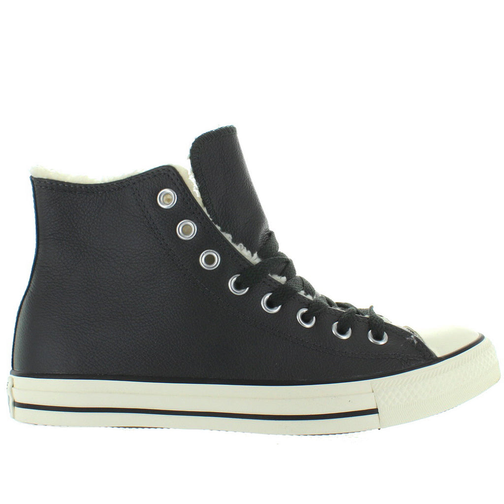 converse all star leather shearling hi