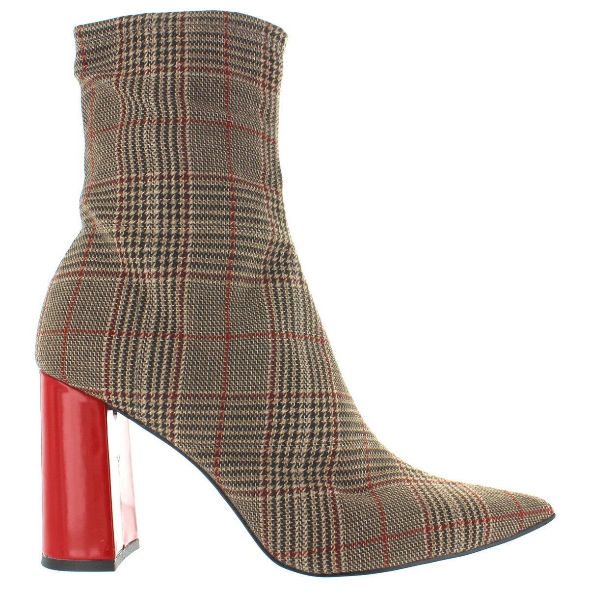 jeffrey campbell siren bootie plaid