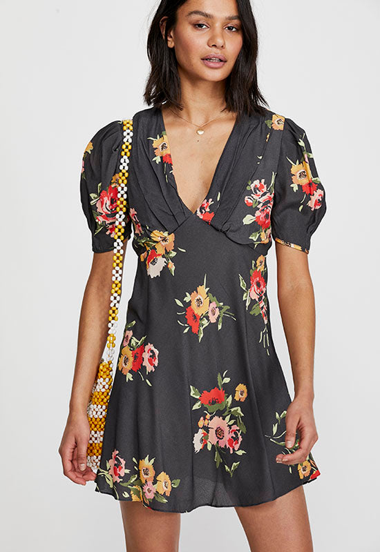 free people yellow floral dress