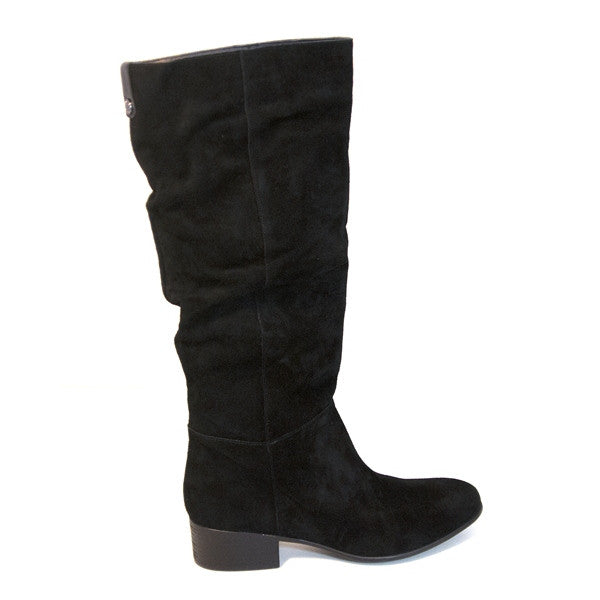 steve madden black slouch boots