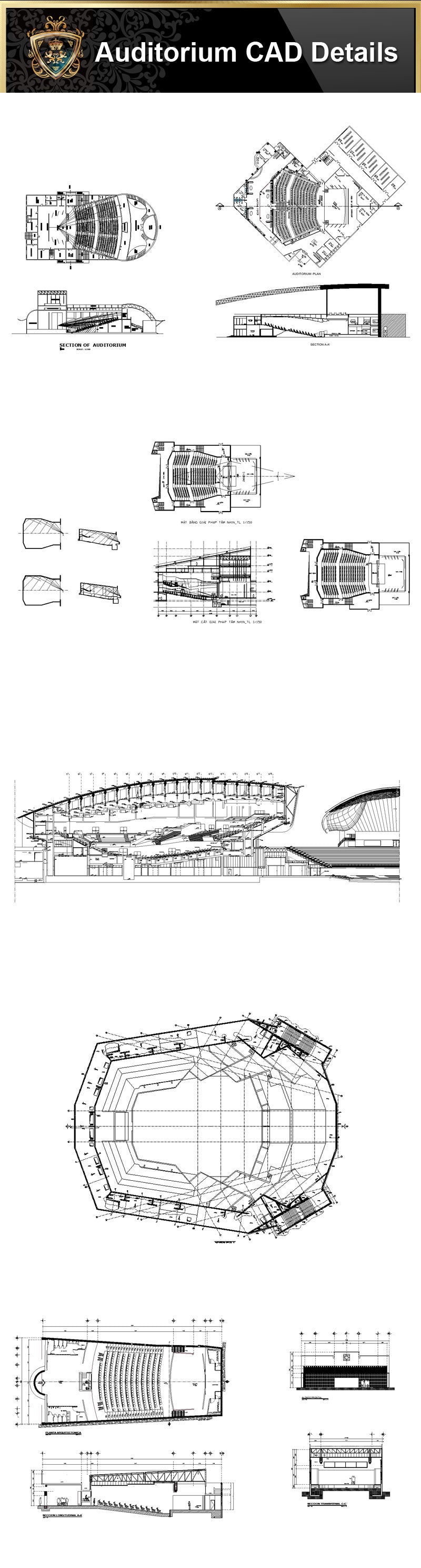 @Auditorium Design,Autocad Blocks,AuditoriumDetails,Auditorium Section,Auditorium elevation design drawings