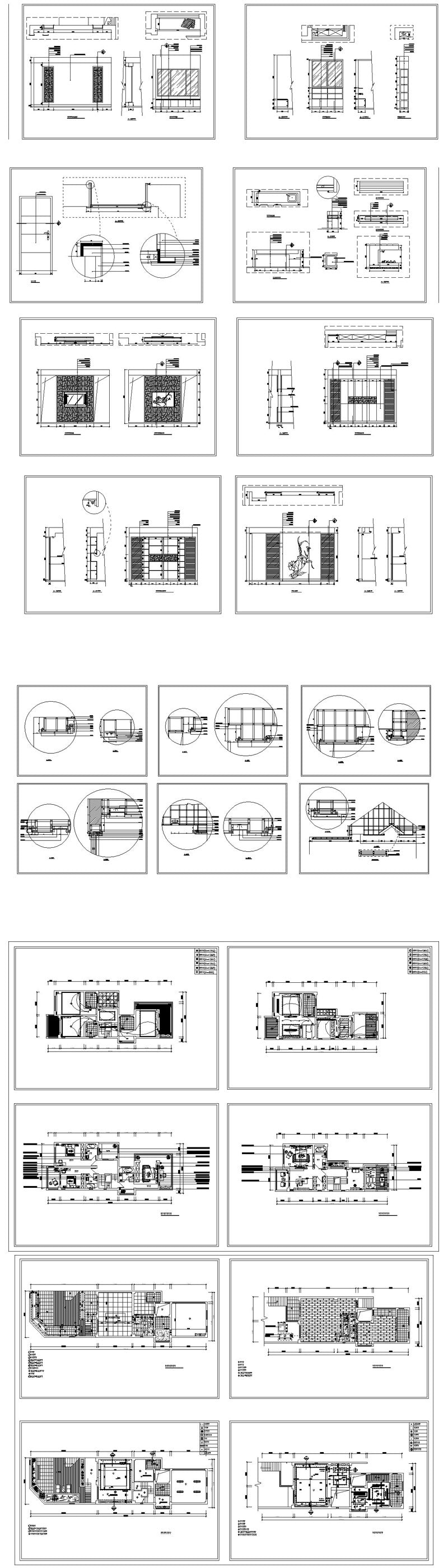 ★【Interior Design CAD Design,Details,Elevation Collection V.2】Residential Building,Layout,Lobby,Room design,Decoration@Autocad Blocks,Drawings,CAD Details,Elevation