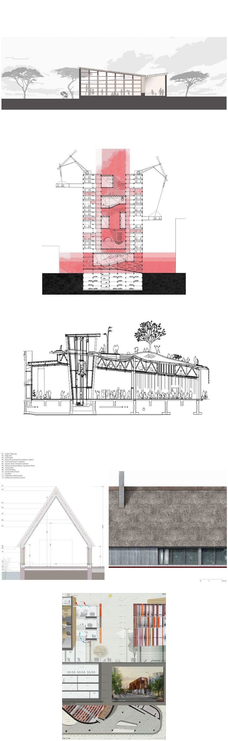 Architectural sections and elevations Gallery V.2