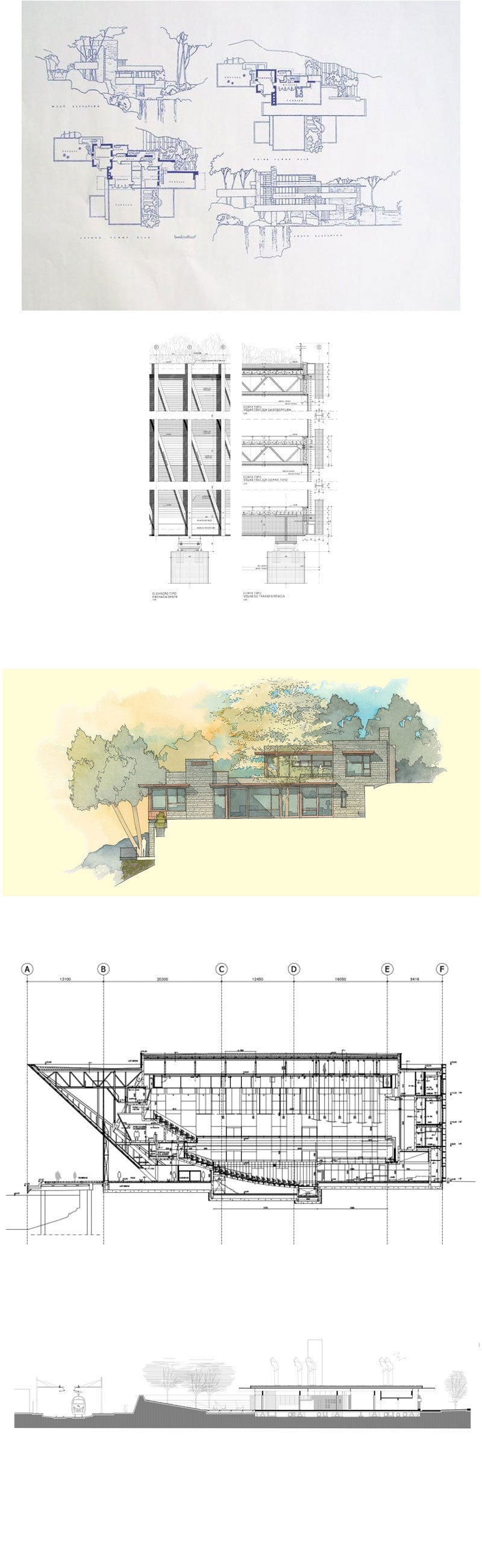 Architectural sections and elevations Gallery V.3