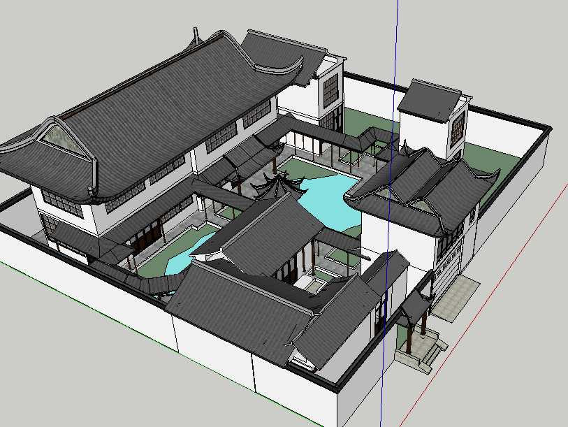 20 Kinds of Chinese Landscape Sketchup Models(Best Recommanded!!)