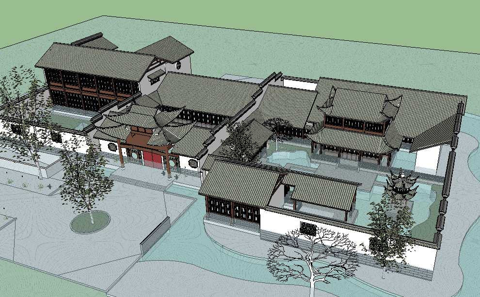 20 Kinds of Chinese Landscape Sketchup Models(Best Recommanded!!)