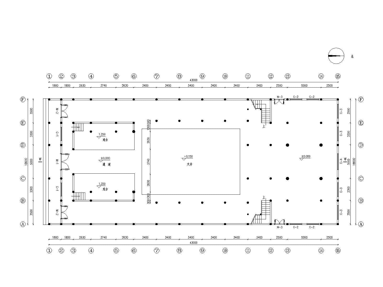 Chinese Architecture CAD Drawings-Stage, ancestral hall