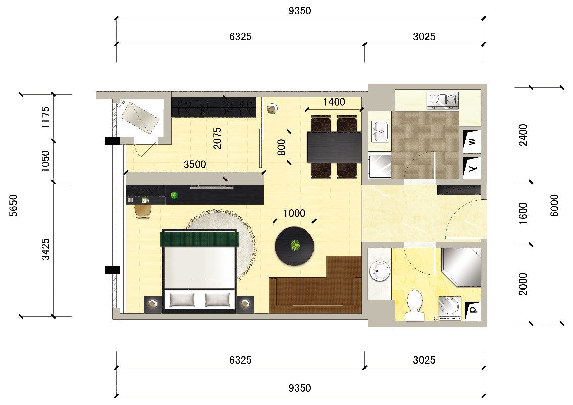 15 Types of Interior Design Layouts Photoshop PSD Template V.3