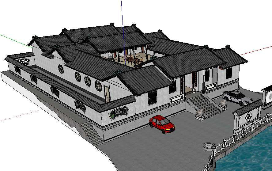 20 Kinds of Chinese Landscape Sketchup Models(Best Recommanded!!)