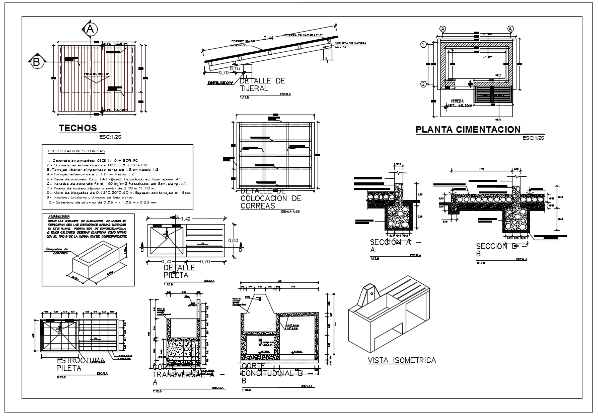 Sanitation latrines architecture detail dwg files