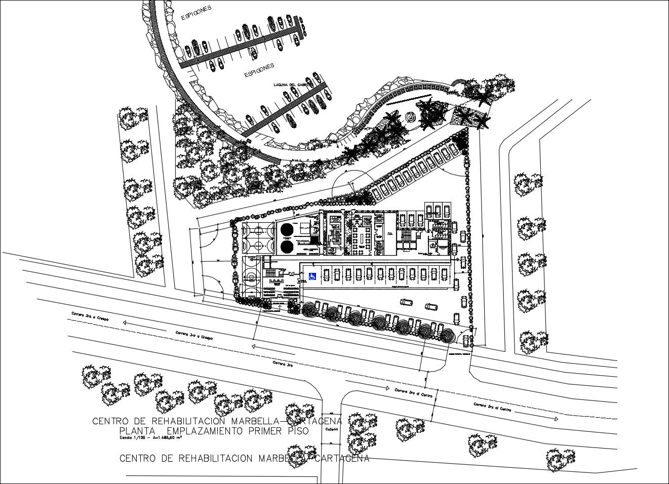 Recovery and rehabilitation center design drawing