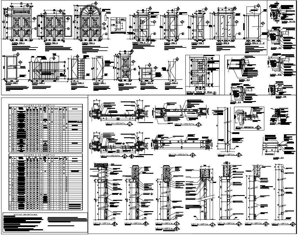 Download various type of Steel door and window cad dwg files inlcude elevations and sections of door and window