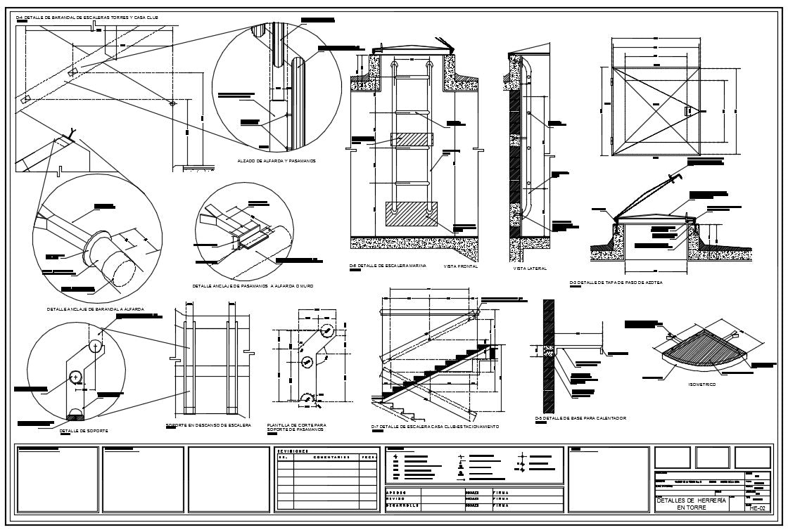 Iron Stair Details