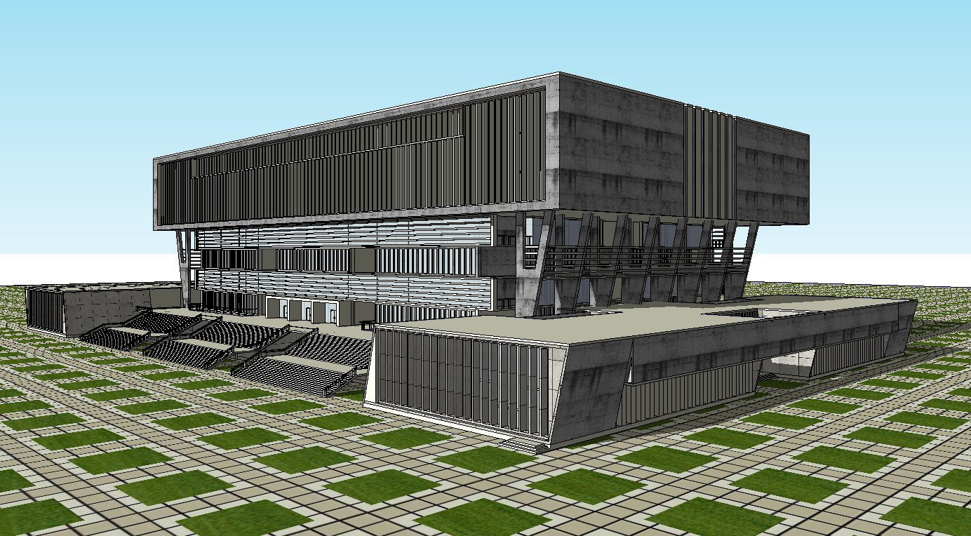 【Download 15 Culture Center Sketchup Models】 (Recommanded!!)